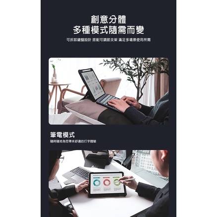 公司貨 NILLKIN iPad 7/8/9 10.2吋 2019/2020/2021 悍能 iPad 鍵盤保護套-新
