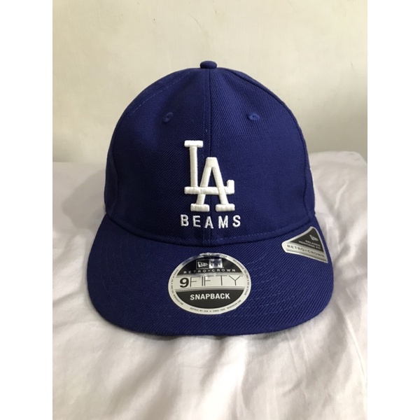 (二手) NEW ERA × BEAMS / 別注 9FIFTY 棒球帽 LA Dodgers 道奇 寶藍 日系