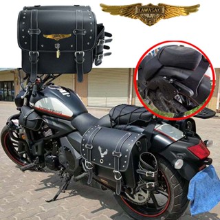 小火神650馬鞍包 適用於Kawasaki650加裝馬鞍包川崎VN650改裝復古馬鞍包直上安裝帶快拆支架