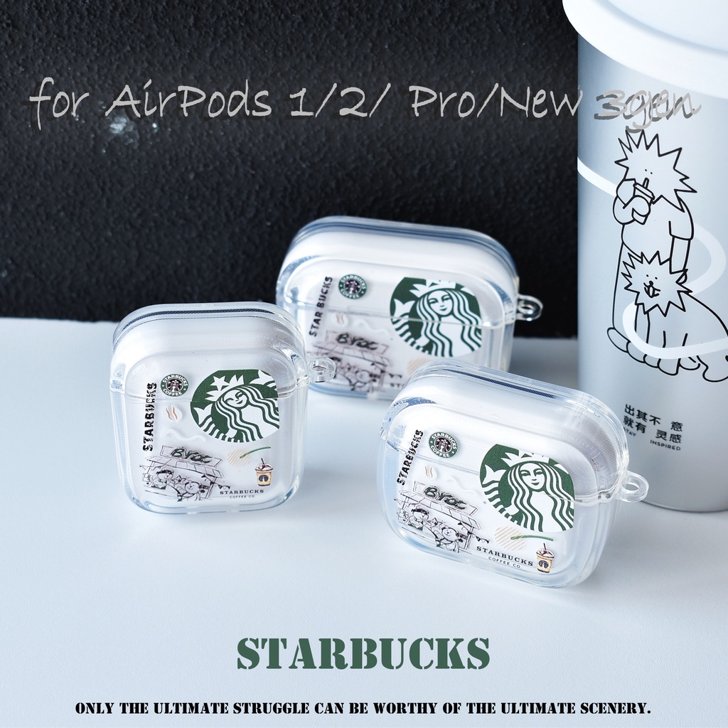 Airpods Pro 2 (2022)保護套 Airpods 3 2 1 Pro耳機殼 STARBUCKS星巴克耳機套