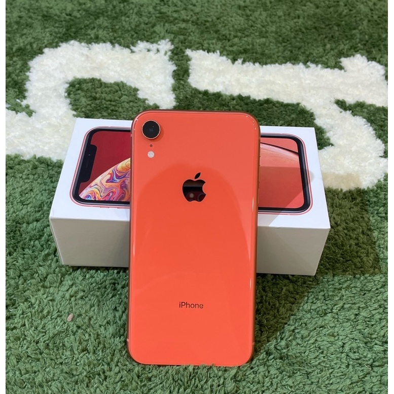二手福利機 蘋果 Apple iPhone XR 128g 珊瑚紅色📱贈保貼 店保一個月