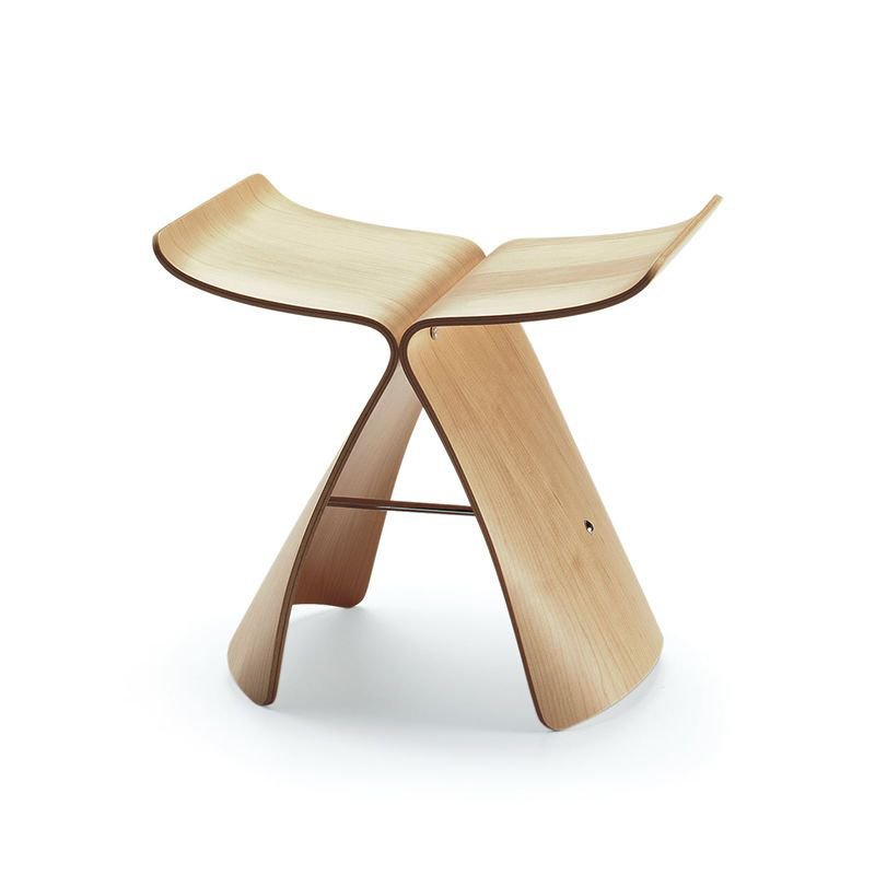 【爆款熱銷】免稅丹麥蝴蝶凳換鞋凳個性簡約北歐裝飾椅子創意Butterfly Stool矮凳 6QJN