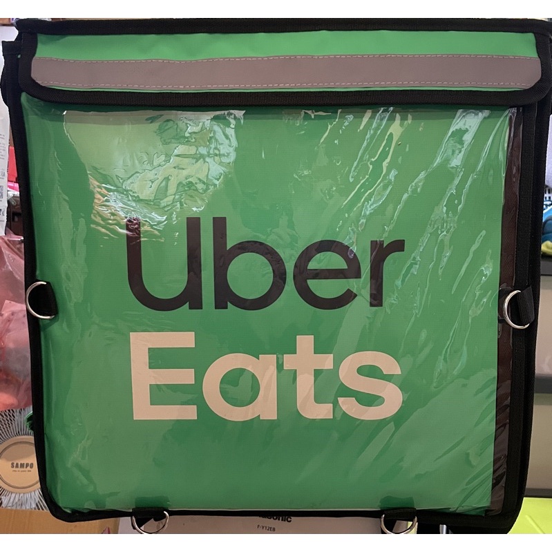 🚚全新Ubereats-5代上掀防水亮面款-100%官方公司貨新款外送大保溫箱（彰化市可面交）