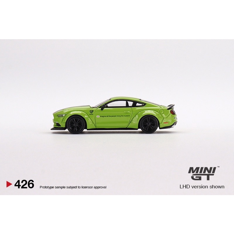 Mini GT 1/64 #426 LBWK Ford Mustang Grabber Lime | 蝦皮購物