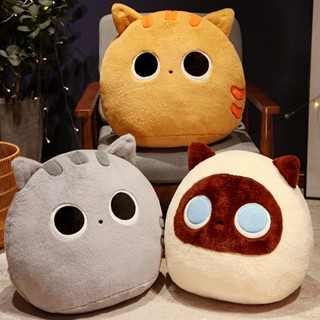 FAT CAT 韓系精品☆現貨+預購日式團子貓咪抱枕暹羅貓沙發靠墊床頭大靠枕喵星人午睡枕小掛件兒童玩偶生日交換禮物