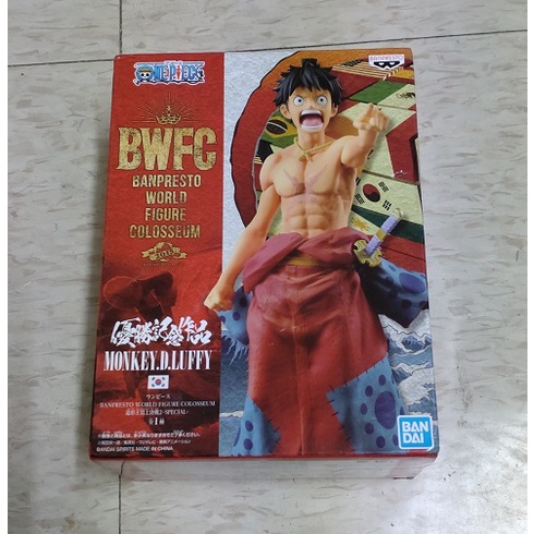 海賊王 One piece BWFC 造型王頂上決戰 優勝紀念作品 和之國 魯夫 宣戰 白證模型