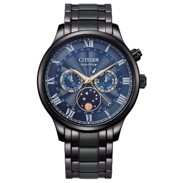 CITIZEN 星辰錶 AP1055-87L Gent's 時尚型男光動能月向錶 / 藍面 42mm