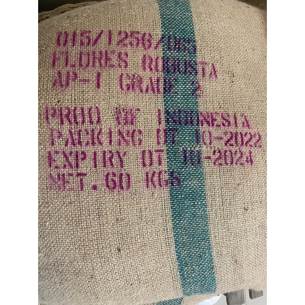 印尼爪哇咖啡生豆10公斤裝（羅布斯塔）