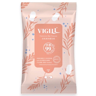 Vigill 婦潔 女性濕式衛生紙(12抽)【小三美日】D290209