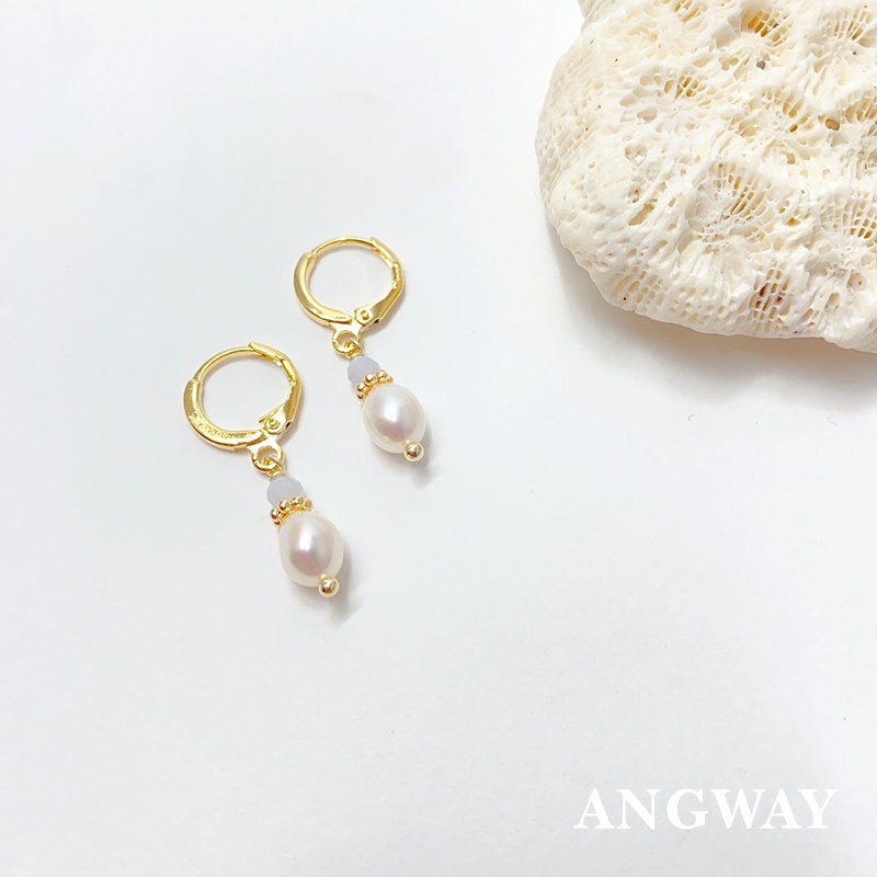 Angway｜Monet Garden earrings 🌷 🌹 🌷 Crystal 淡水珍珠 安格威 AE002