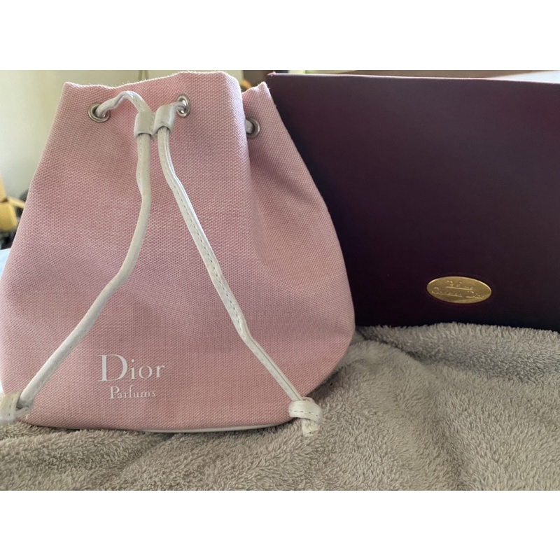 Dior正品限量（價可議）甜心粉束口化妝包