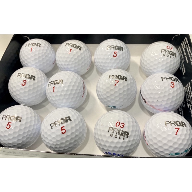 ✨現貨✨PRGR 8-9成新 二手Golf高爾夫球 12顆盒裝