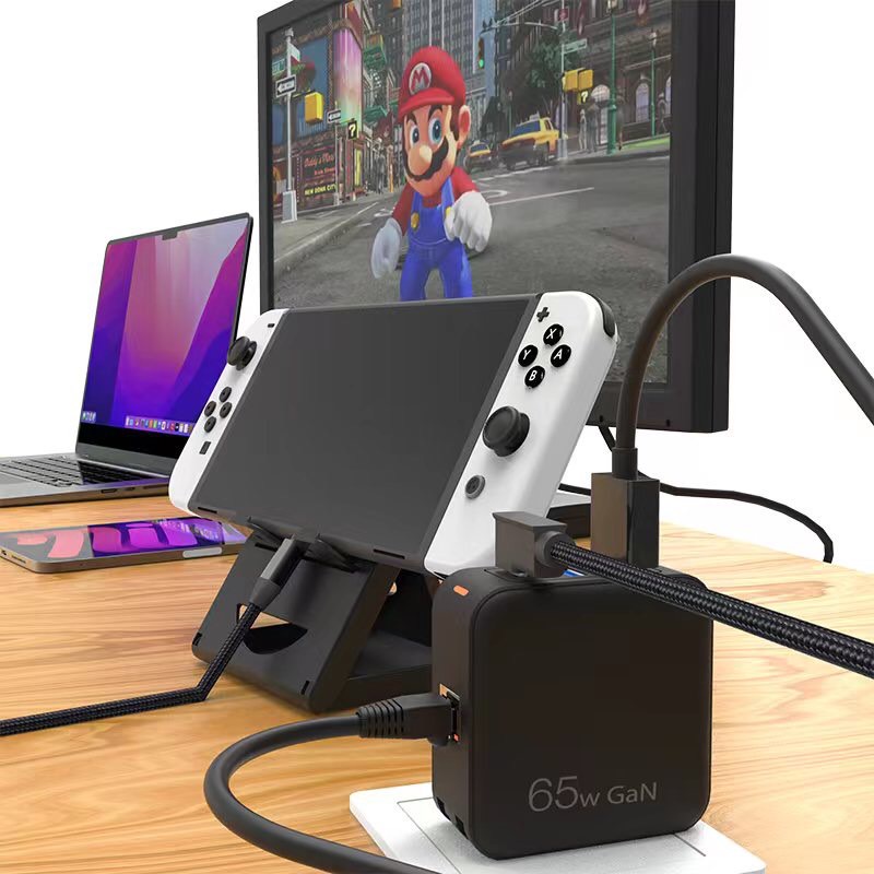 Switch HDMI 底座 轉接器 便攜 電視轉換 STEAM DECK投影 適用 iPad Mac [米克斯3C]