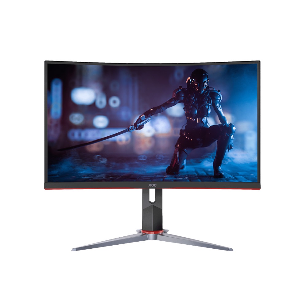 AOC   CQ27G2 曲面電競螢幕(27型/2K/HDR/144Hz/VA) I 福利品(箱損品，內容物新)