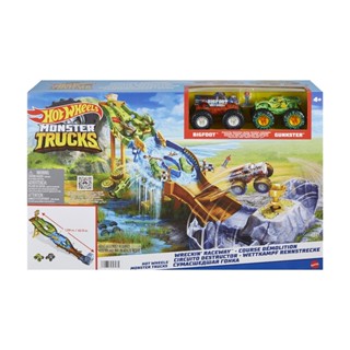 MATTEL 風火輪怪獸卡車障礙賽遊戲組 Hot Wheels 1:64 小車 軌道 正版 美泰兒