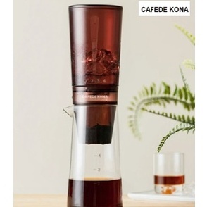 (現貨)冰滴咖啡壼 CAFEDE KONA D3 冰滴咖啡壺600ml耐熱玻璃 上壺可調節滴水流速 附50克咖啡