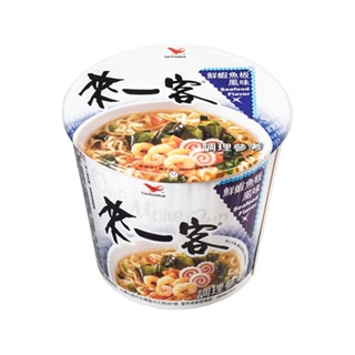 統一來一客杯麵口味：牛肉蔬菜/鮮蝦魚板/韓式泡菜/京燉肉骨/肉燥菠菜 泡麵