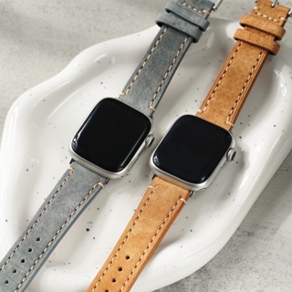 Apple watch/「w.wear限定款」絨毛感麂皮錶帶/蘋果錶帶/真皮錶帶/適用38、40、41、42、45mm