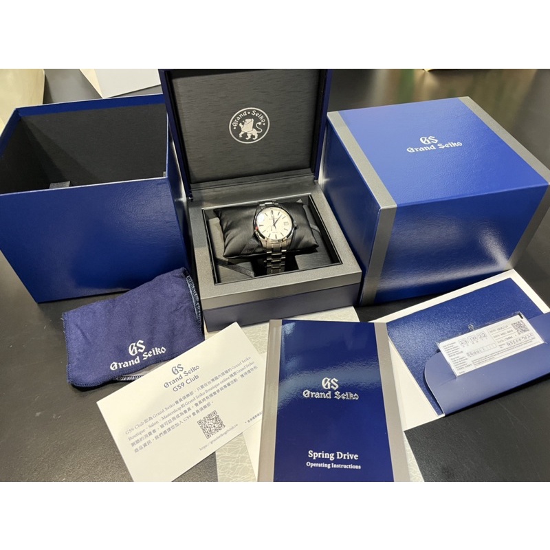 ❤️台南 Grand Seiko 雪花 藍針 全新 日本製 GS 機械錶 手錶 錶 SBGA211 藍獨針 二手 正品