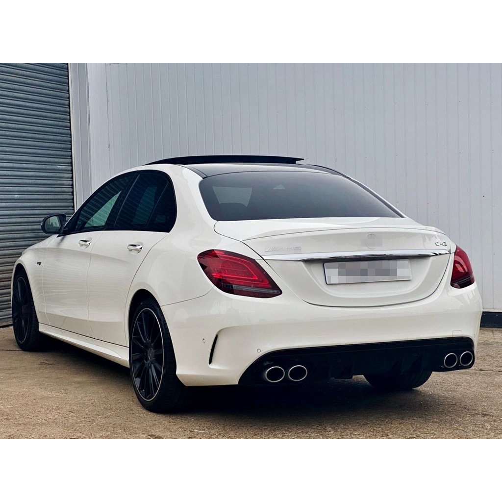 &lt;台灣之光&gt;全新BENZ W205 19 20年LCI小改款C43 AMG樣式前保桿+後保桿+側裙大包圍PP材質