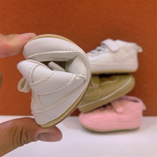 寶寶學步鞋防滑透氣休閑小白鞋0-1歲十個月嬰兒鞋軟底新生兒單鞋