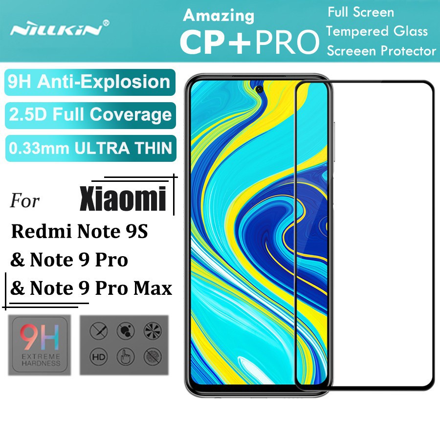 XIAOMI REDMI Nillkin 適用於小米紅米 Note 9S / 9 Pro Max 屏幕保護膜 CP+Pr