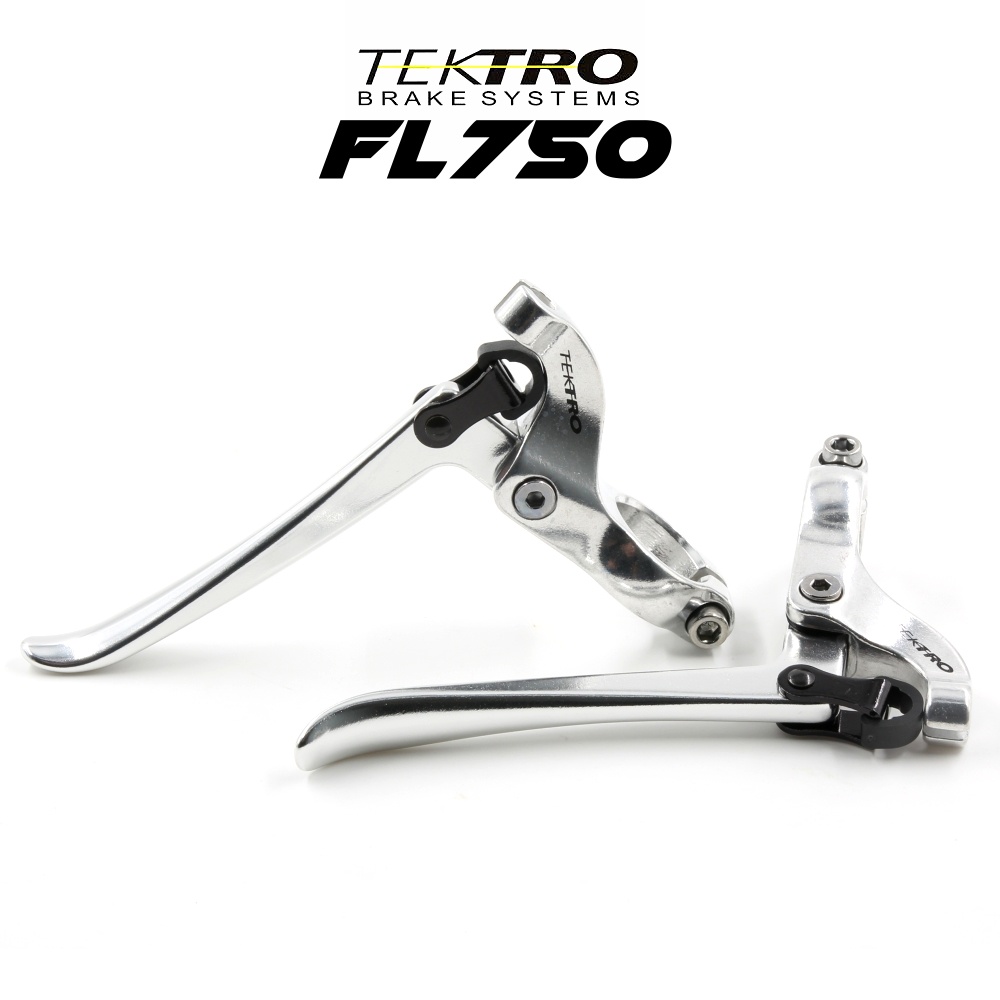 【瘋拜客】TEKTRO FL750 (全銀) 鋁合金 自行車 煞車把手 適用 平把公路車 鋼管車 單速車