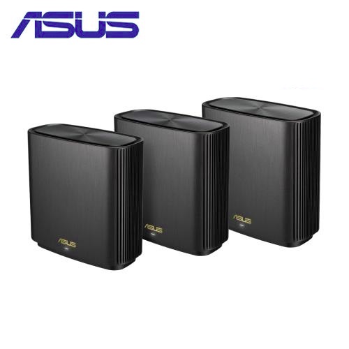 ASUS 華碩 ZENWIFI AX XT9 三入組 AX7800 Mesh 三頻全屋網狀 WiFi 6 無線路由器