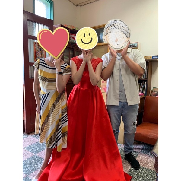 二手婚紗 🌹紅色禮服洋裝👰🏻‍♀️