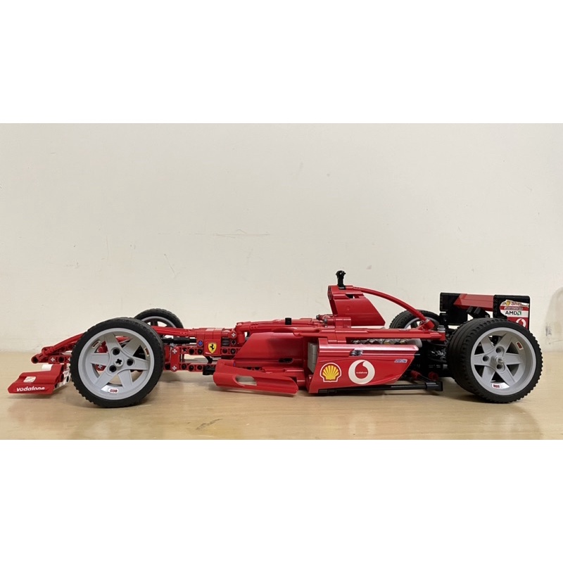 【樂高資本】LEGO 樂高 法拉利 Racers Ferrari F1 Racer 1:10 8386 二手無盒無書