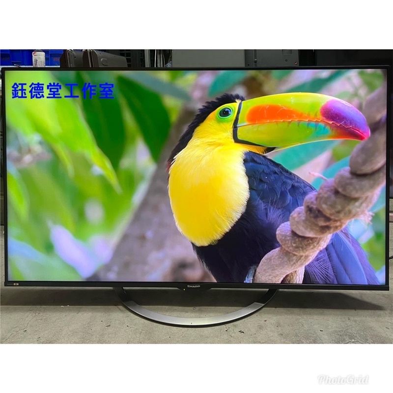 8K大電視！日本原裝 SHARP夏普60吋 8K智慧聯網液晶電視  8T-C60AX1T 微瑕疵特價品 中古電視二手電視