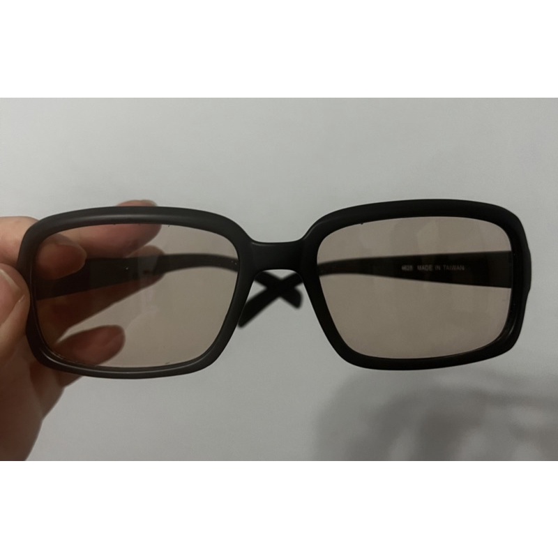 二手【Z-POLS】黑 PC材質抗藍光眼鏡(兼具抗UV400多功能)