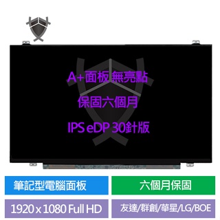 14吋 筆電螢幕 IPS 面板 屏幕 維修 Full HD 1080P 45% NTSC EDP 30針