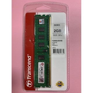 Transcend 創見 DDR3 1600 2GB 記憶體 桌上型 PC TS256MLK64V6N