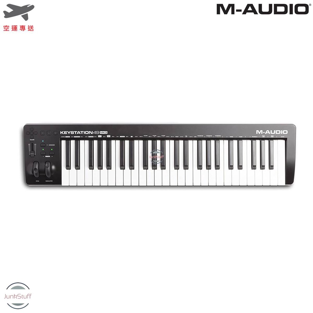 M-Audio 美國 Keystation 49 MK3 MIDI 主控鍵盤 49鍵 USB介面 音樂創作 製作 編曲