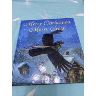 Merry christmas Merry crow 二手 兒童睡前 床邊 英文 繪本 故事書