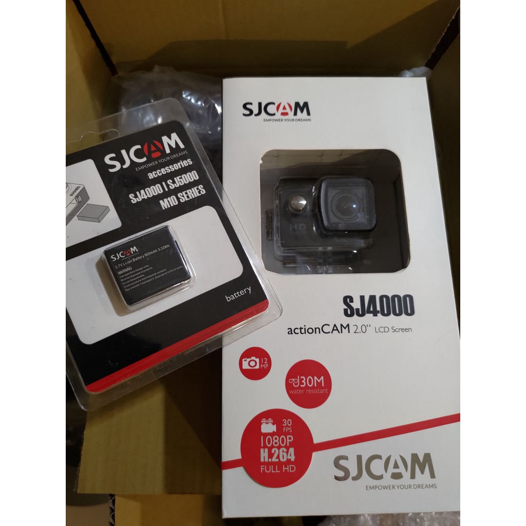 [二手] 行車記錄器 SJCAM SJ4000 2吋 黑 附贈原廠電池+32G記憶卡