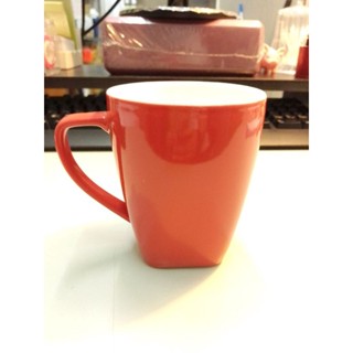 紅色骨瓷咖啡杯，馬克杯，咖啡杯，花茶杯