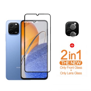 2 合 1 華為 Nova Y61 全覆蓋 9D 鋼化玻璃螢幕保護膜適用於華為 Nova 10 Pro 10 SE 10
