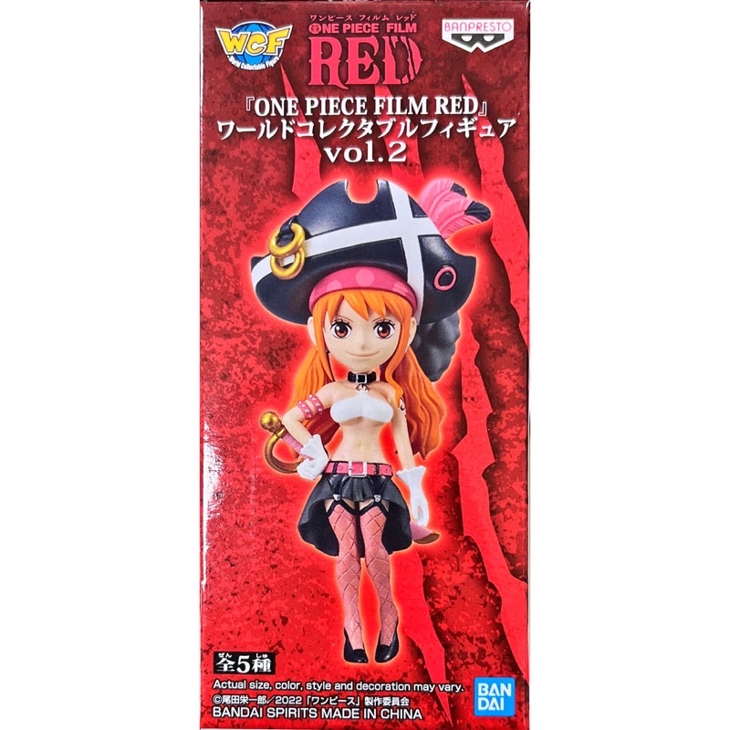 🏴‍☠️ 海賊王 RED WCF vol2 劇場版 娜美/索隆