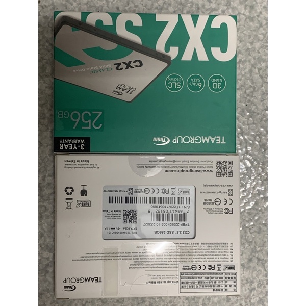 TEAM 十銓 CX2 256gb SSD