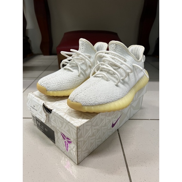 二手無盒85新Adidas Yeezy Boost 350 V2 Cream White 2018(CP9366)