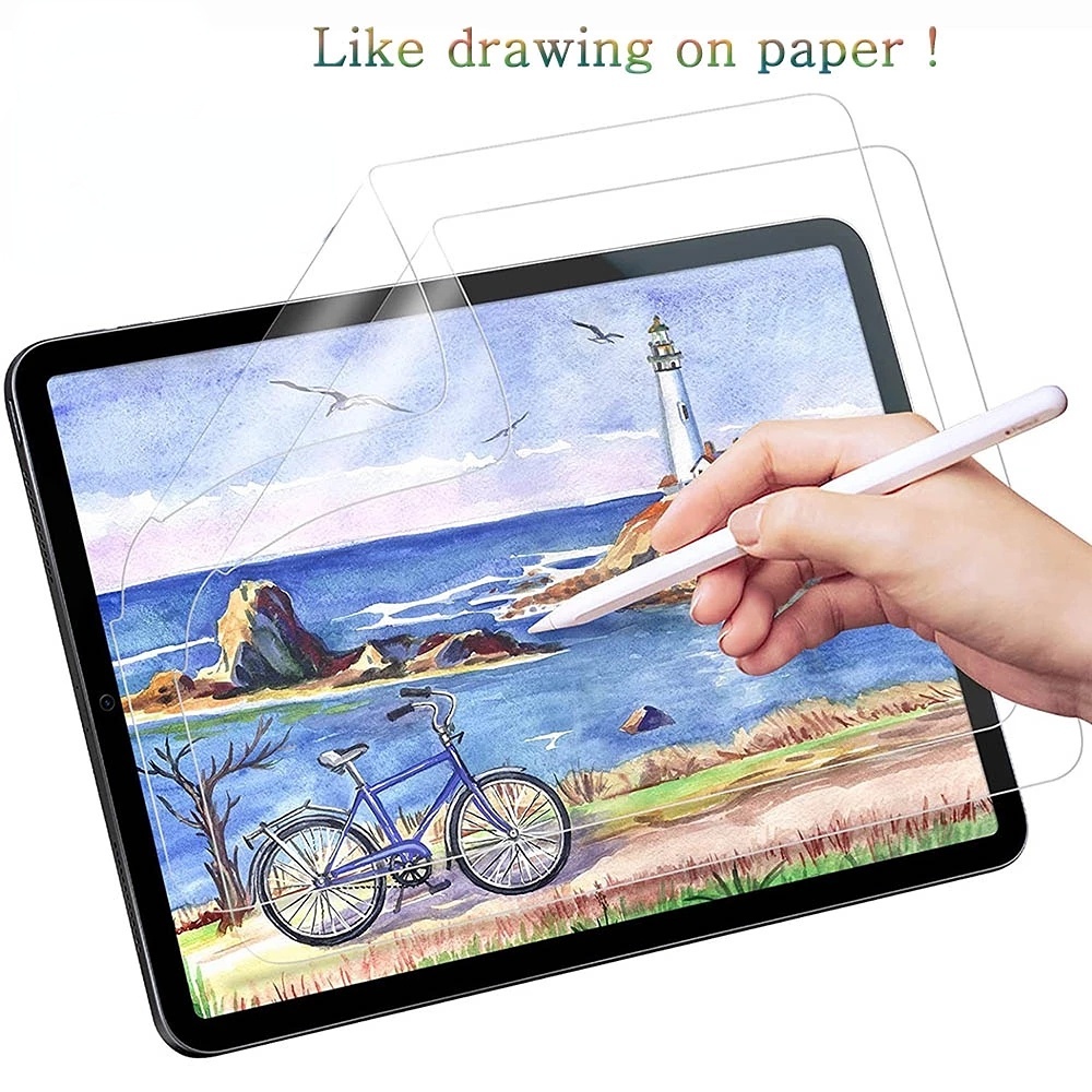 啞光 PET 紙狀屏幕保護膜紙感膜適用於 iPad Pro 11 2022 M2 4th 2021 10th 10.9