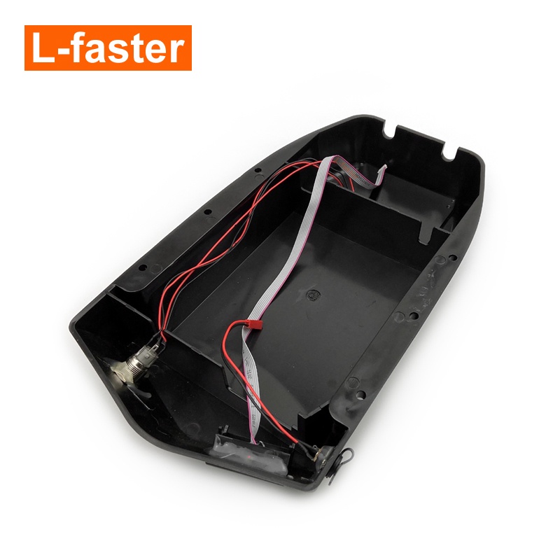 升級版電動滑板電池盒,帶按鈕開關和鋰電池指示燈塑料盒