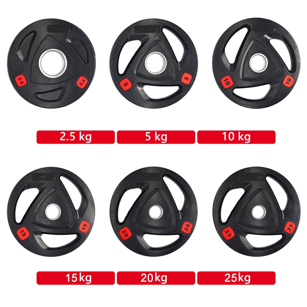 【TUK】SG1三孔包膠槓片60kg（5/10/15KG各2片）贈品勿下單
