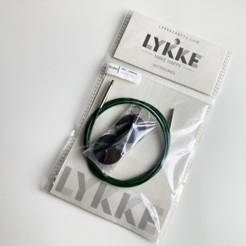 LYKKE 綠色組合式輪針可旋轉連接線