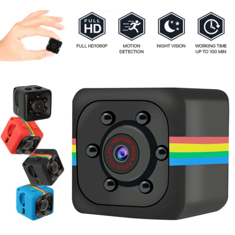 Uta 微型造型攝影機 SQ11 廣角高清迷你 1080P 多功能微型攝影機 車載攝像機 行車記錄器 骰子 黑色