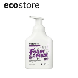 【ecostore宜可誠】福利品-兒童三合一洗髮&沐浴泡泡慕斯350ml_甜梨子