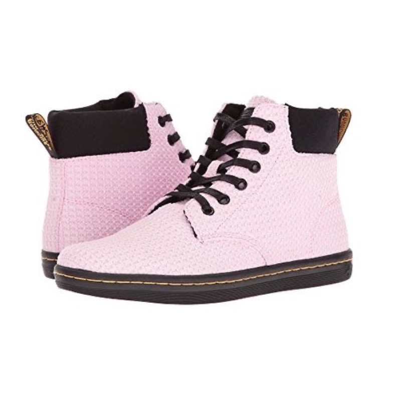 Dr.Martens 粉紅帆布鞋 US:9