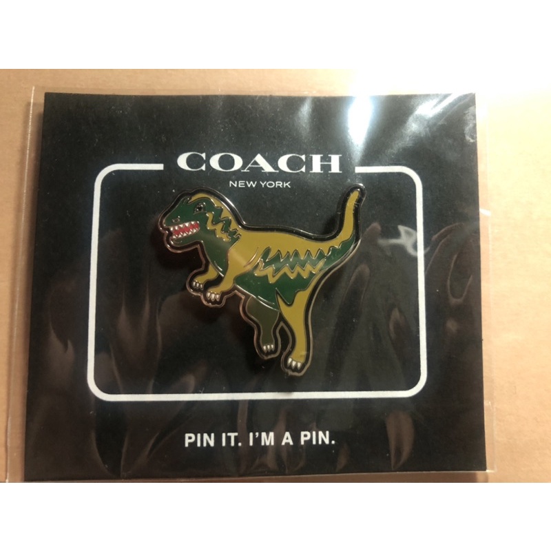 COACH Rexy Pin/恐龍別針